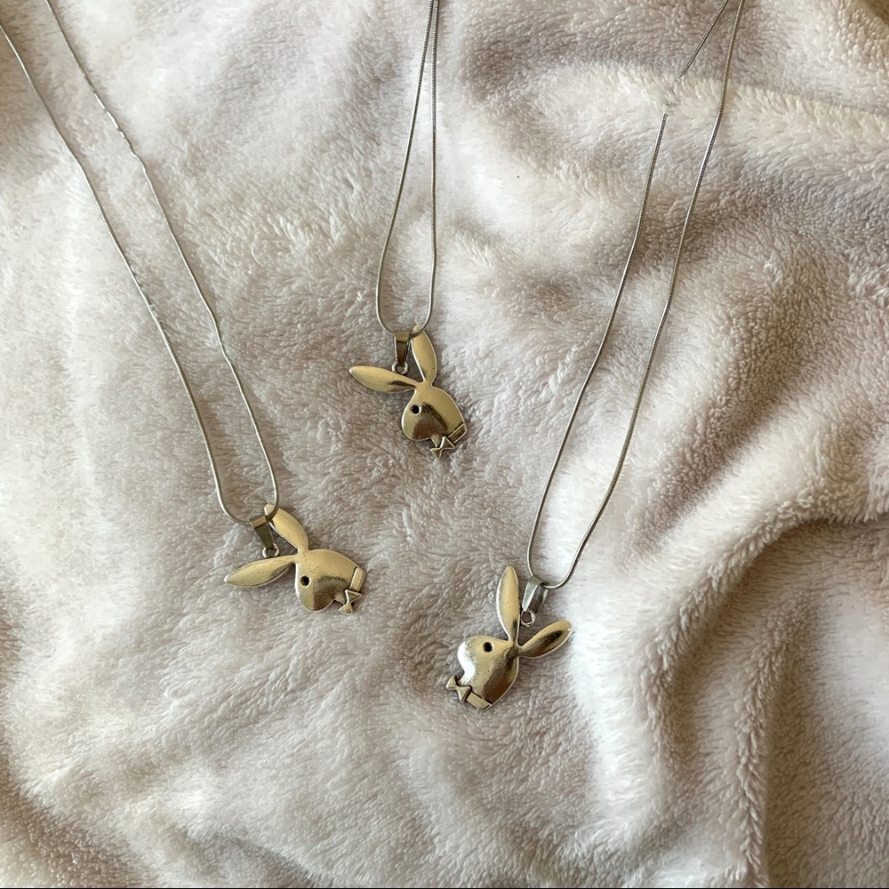 LAST ONE! playboy silver necklace✨ - Picture 5 of 8